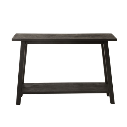 Sidetable Vierkant Mangohout Zwart J-Line