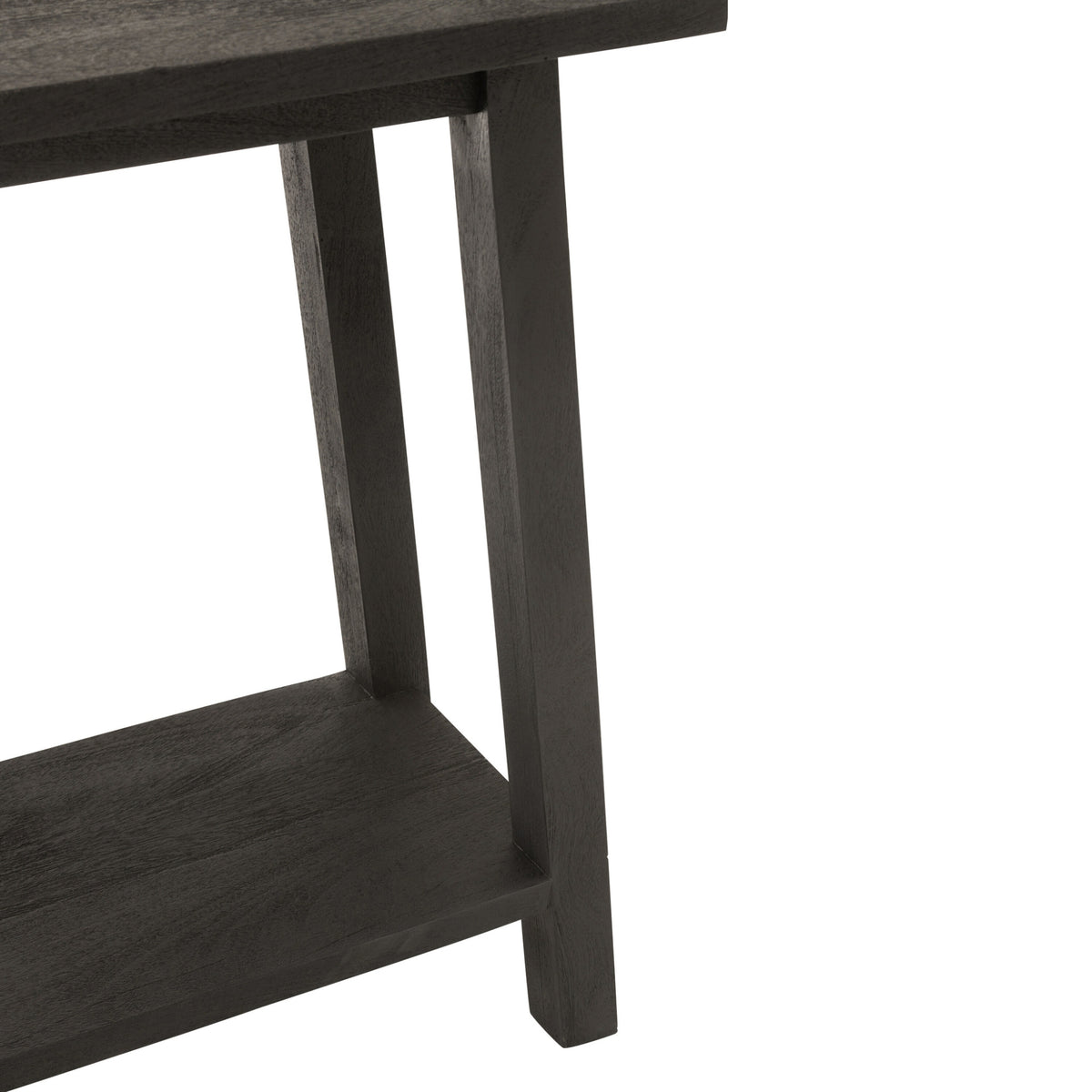 Sidetable Vierkant Mangohout Zwart J-Line
