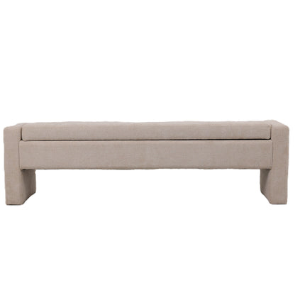 Sidney Bench Cream 160x41x45 cm PTMD - Bankje - PTMD - livinglovely.nl