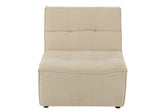 Sofa Grid Poplar Wood/Foam Beige - - J-Line - livinglovely.nl