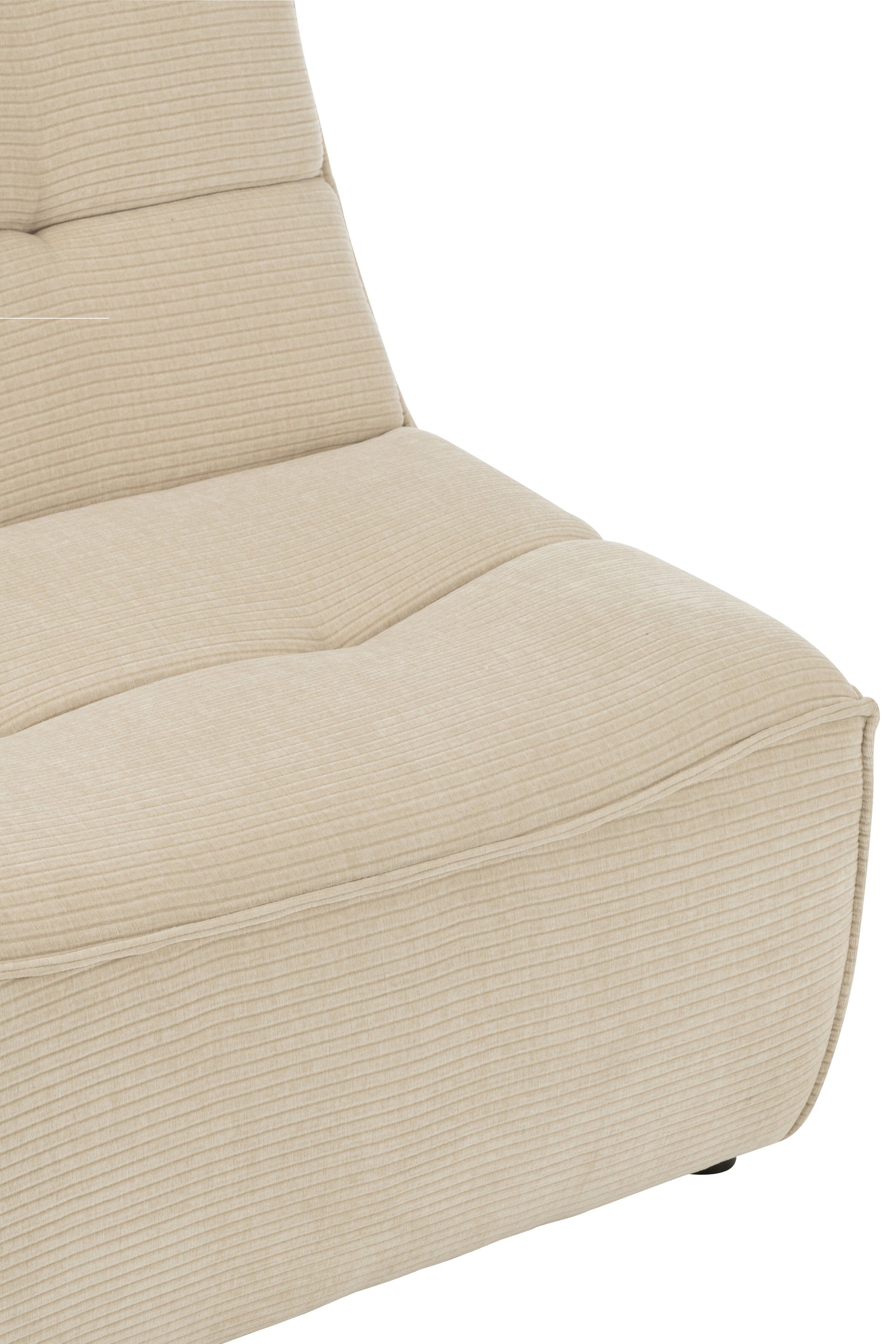 Sofa Grid Poplar Wood/Foam Beige - - J-Line - livinglovely.nl