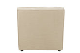 Sofa Grid Poplar Wood/Foam Beige - - J-Line - livinglovely.nl