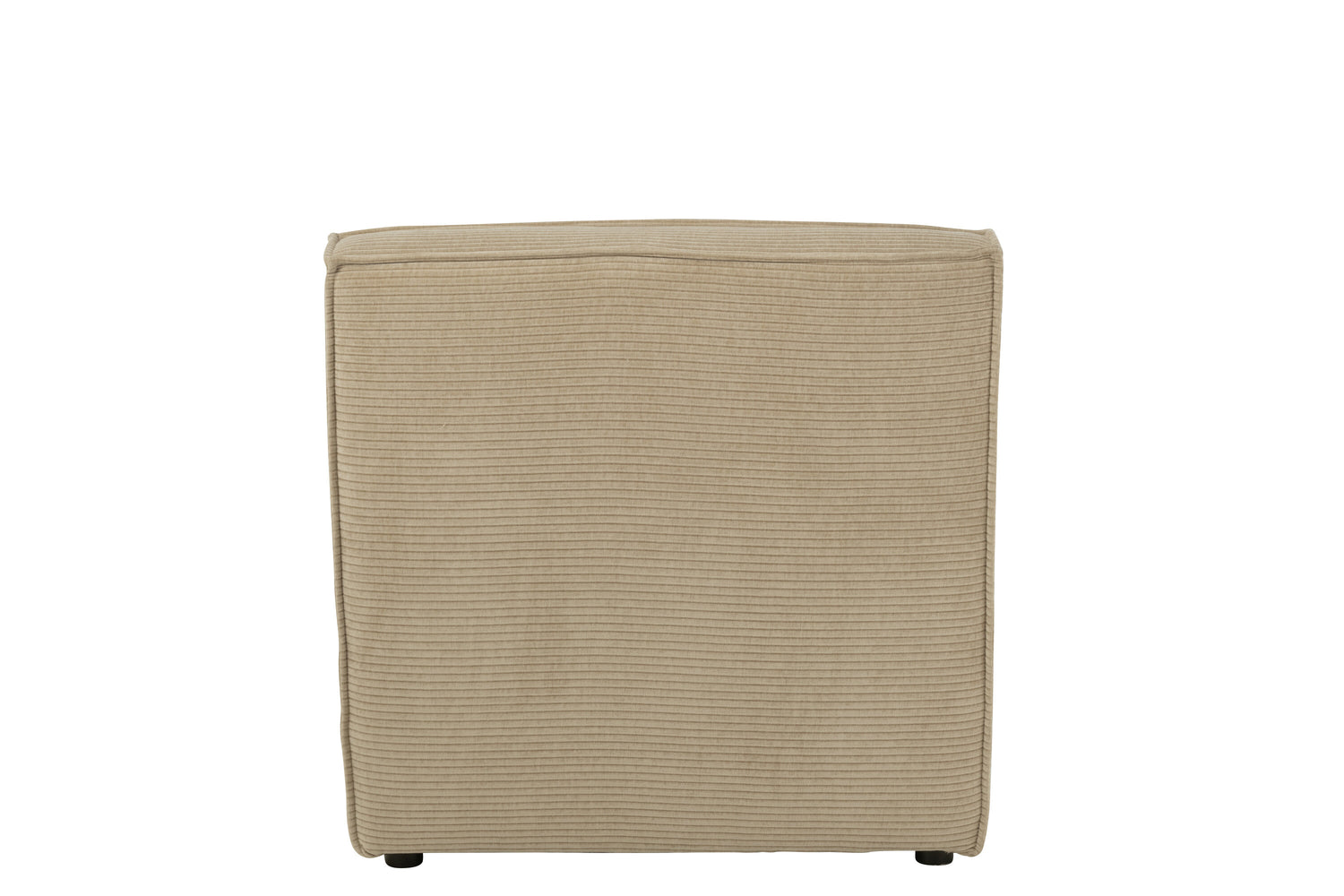 Sofa Grid Poplar Wood/Foam Dark Beige - - J-Line - livinglovely.nl