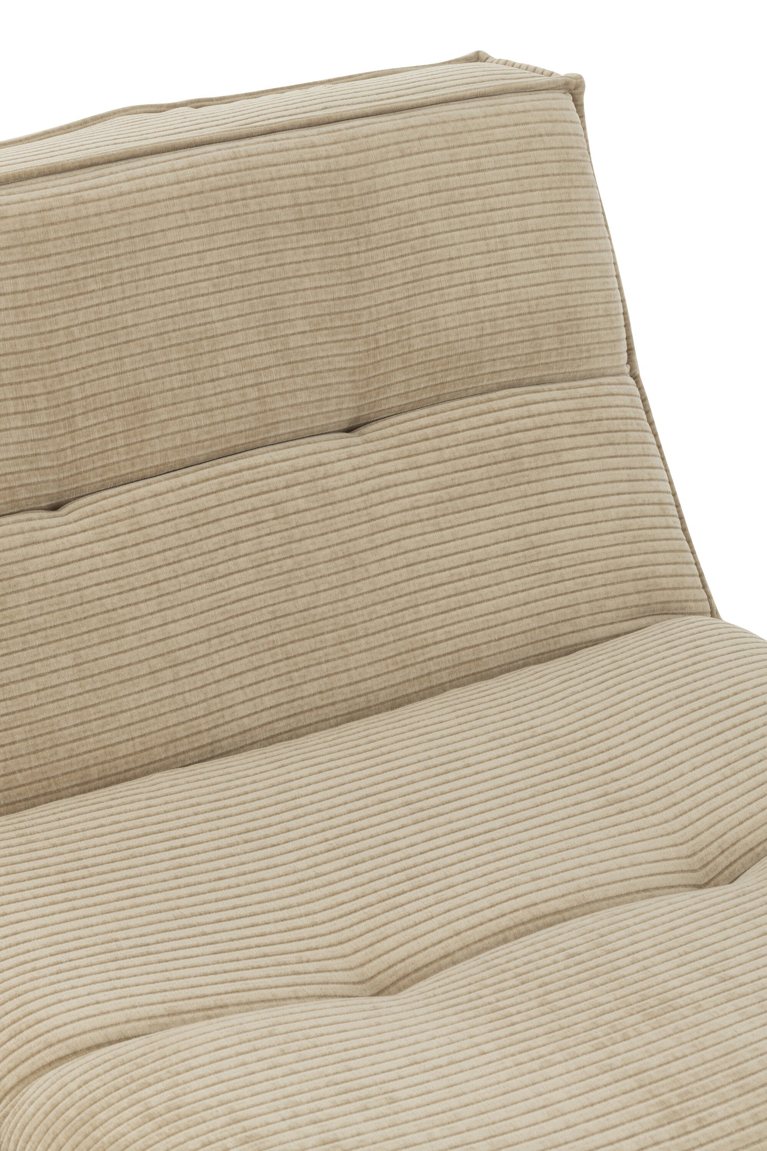Sofa Grid Poplar Wood/Foam Dark Beige - - J-Line - livinglovely.nl