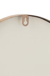 Spiegel Abstract Mdf/Glas Goud Large 80x45cm - Spiegel - J-Line - livinglovely.nl