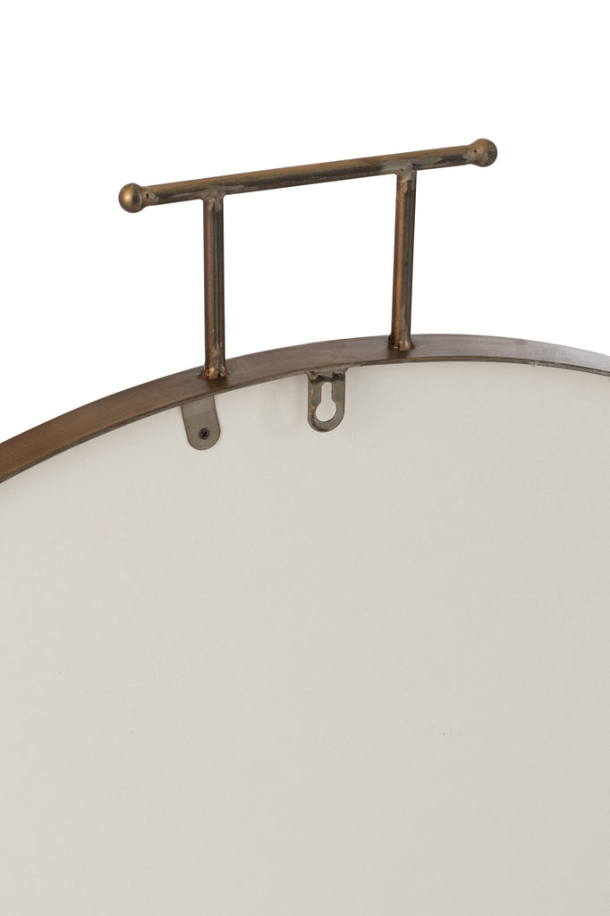 Spiegel Anto Mdf/Spiegel Goud Large 85x77cm - Spiegel - J-Line - livinglovely.nl