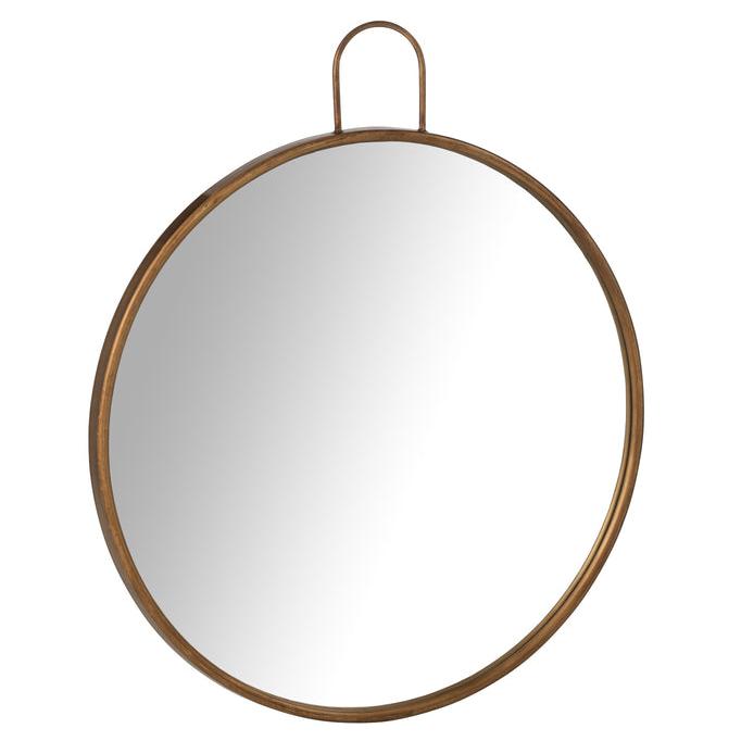 Spiegel Anto Mdf/Spiegel Goud Small 60.5 x 71 cm - Spiegel - J-Line - livinglovely.nl