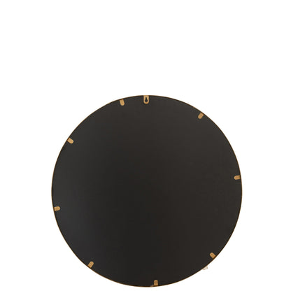 Spiegel Aurora Rond Ijzer/Glas Goud Small Ø60cm - Spiegel - J-Line - livinglovely.nl