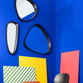 Spiegel Giles Mdf/Glas Zwart Lang - Spiegel - J-Line - livinglovely.nl