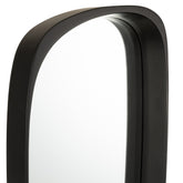 Spiegel Giles Mdf/Glas Zwart Lang - Spiegel - J-Line - livinglovely.nl