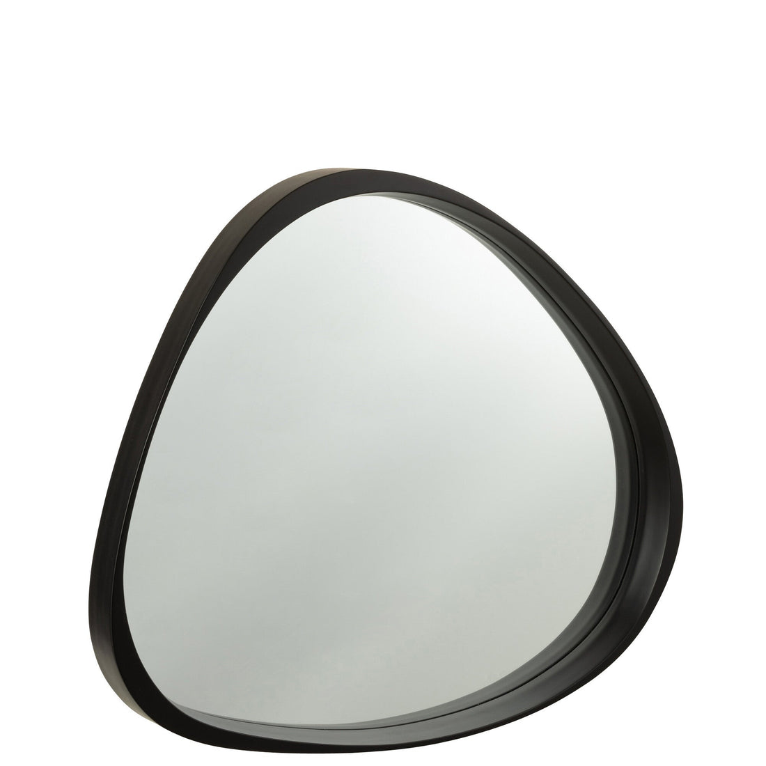 Spiegel Giles Mdf/Glas Zwart Small Ø 71 cm - Spiegel - J-Line - livinglovely.nl