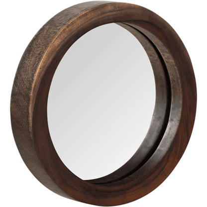 Spiegel Reflections Rond Small van MUST Living, zijaanzicht met de opstaande rand van 6 cm