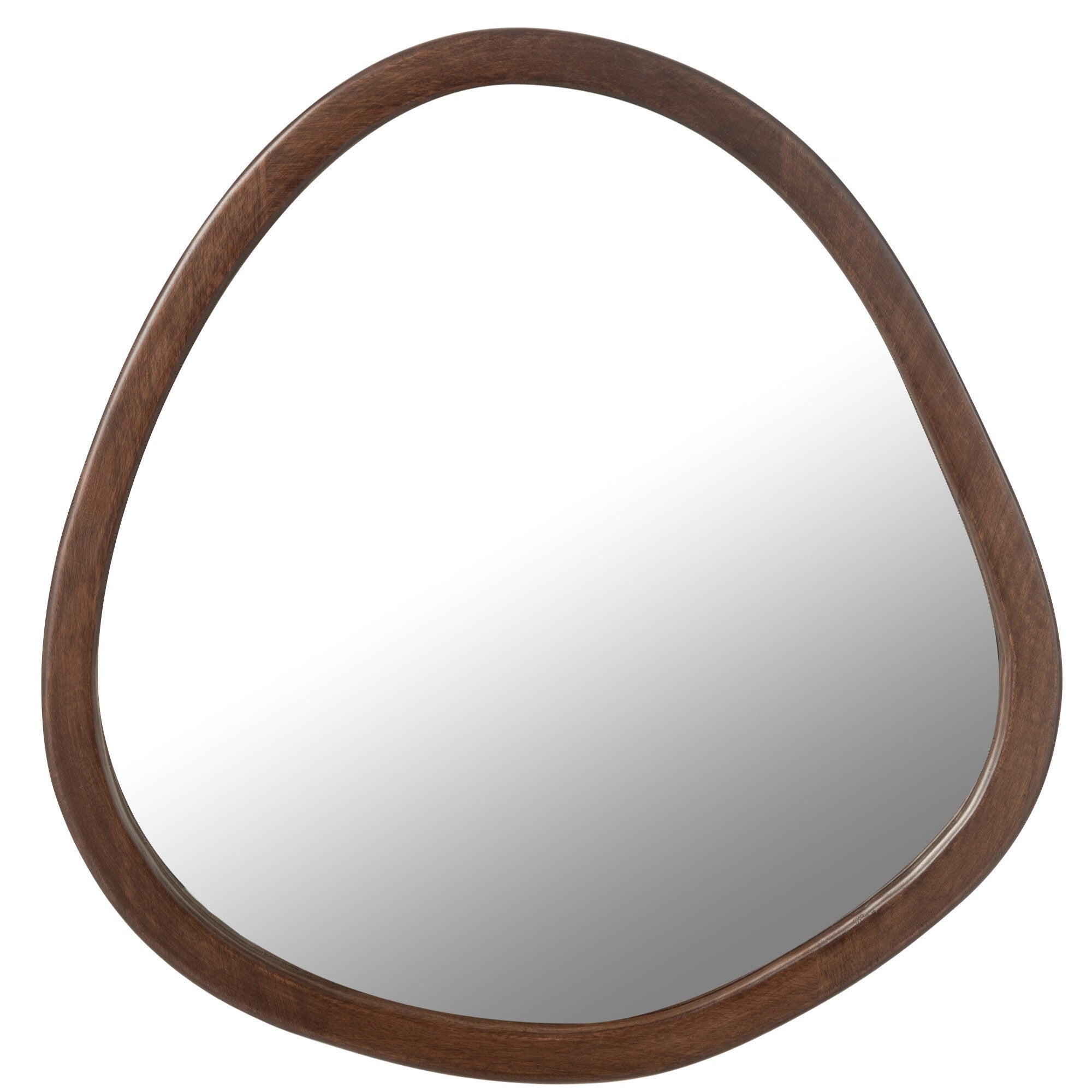 Spiegel Whisp Mango Hout/Mdf Bruin Large 59x2.5x56cm - Spiegel - J-Line - livinglovely.nl