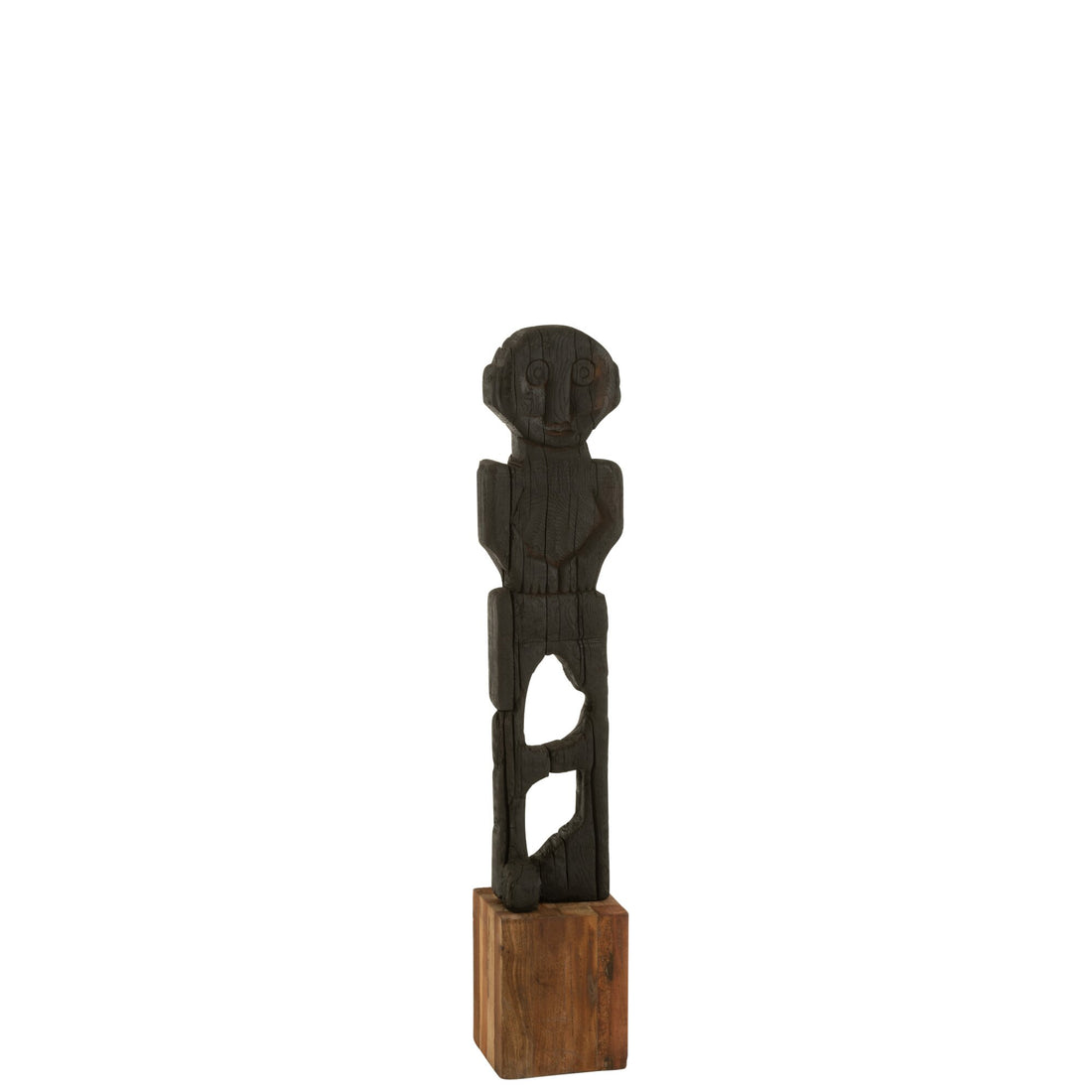 Statue Mara Altholz Schwarz/Natur H107,5 J-Line