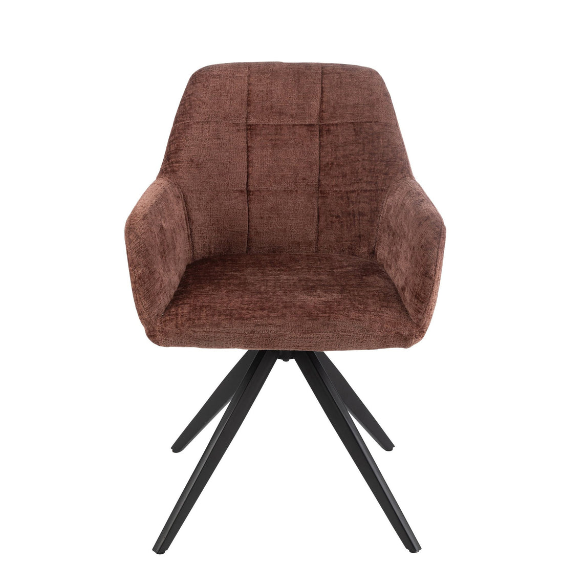 Stoel Louna Ijzer/Acryl Bruin J-Line