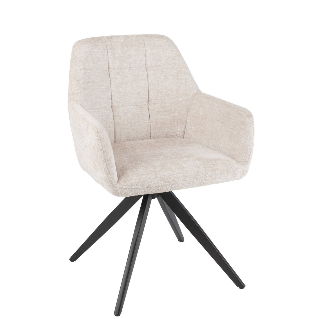Stoel Louna Ijzer/Acryl Ivoor J-Line