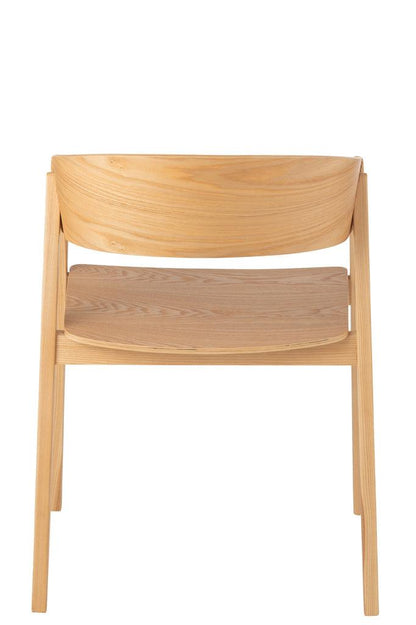 Stoel Naga Essenhout/Touw Naturel - Eetkamerstoel - J-Line - livinglovely.nl