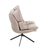 Stoel Relax Kussen Op Frame Textiel/Metaal Extra Licht Grijs J-Line