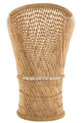 Stoel Rugsteun Bamboe Natural/Wit Volwassene - Fauteuil - J-Line - livinglovely.nl