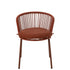Stoel Toa Metaal/Koord Rood - Terrasstoel - J-Line - livinglovely.nl