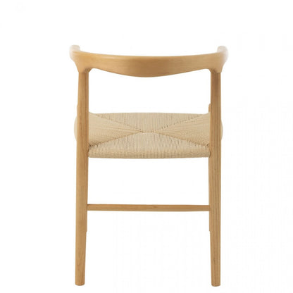 Stoel Toon Beukenhout/Touw Naturel - Eetkamerstoel - J-Line - livinglovely.nl