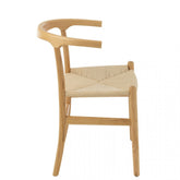 Stoel Toon Beukenhout/Touw Naturel - Eetkamerstoel - J-Line - livinglovely.nl