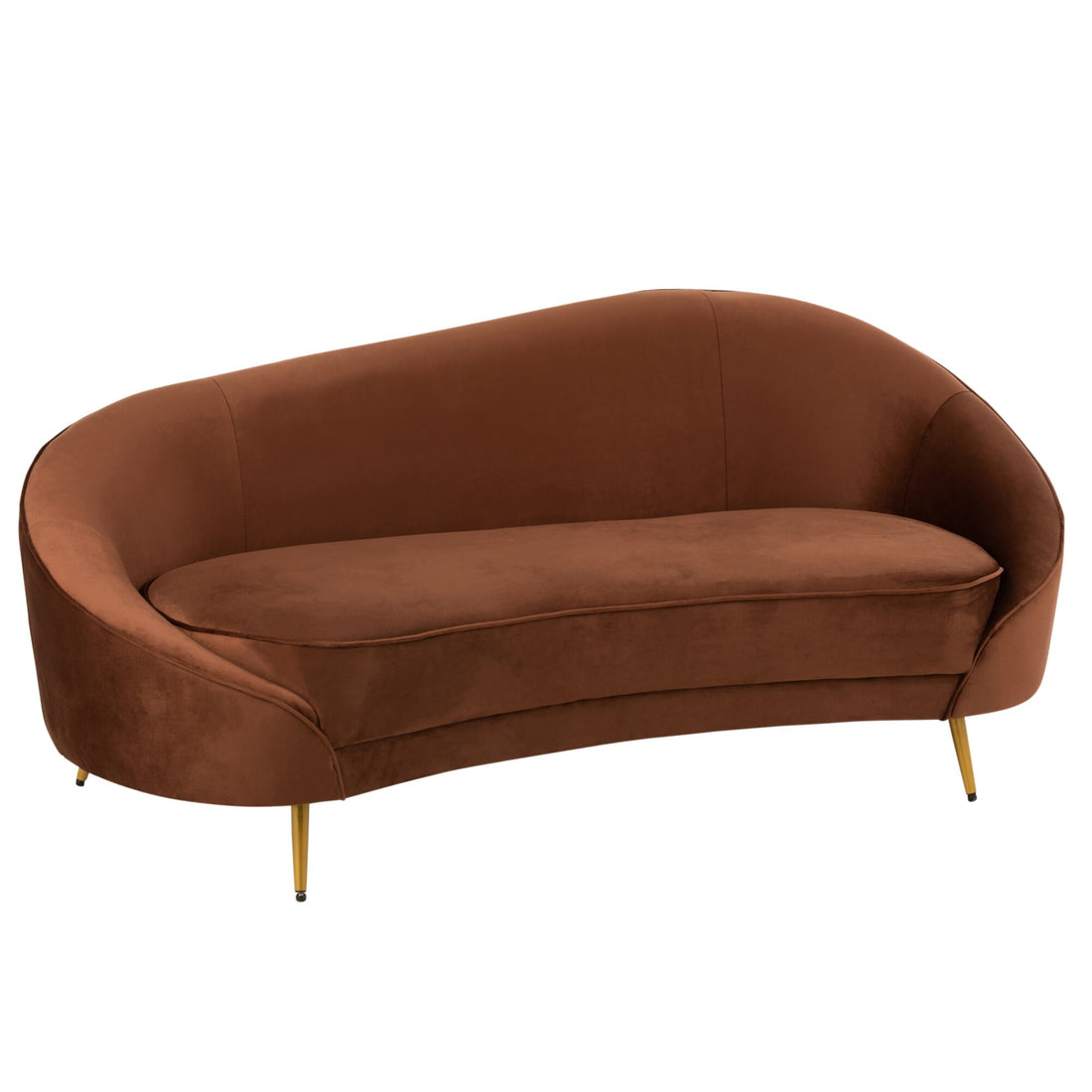 Stoffsofa Elisabeth Braun 180cm J-Line