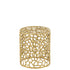 Stool Cylinder Aluminium Gold Colored - - J-Line - livinglovely.nl