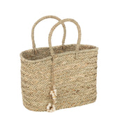 Strandtas Schelpen Jute Naturel Large - Tas - J-Line - livinglovely.nl