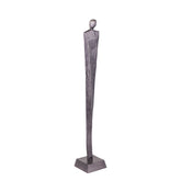 Symon GunMetal Alu Man Shape Statue L - - PTMD - livinglovely.nl