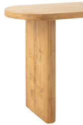 Tafel Teak Hout Naturel - Sidetable - J-Line - livinglovely.nl