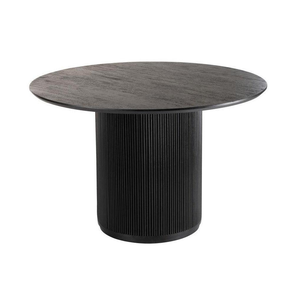 Tafel Vincent Mangohout Zwart Large - Eetkamertafel - J-Line - livinglovely.nl