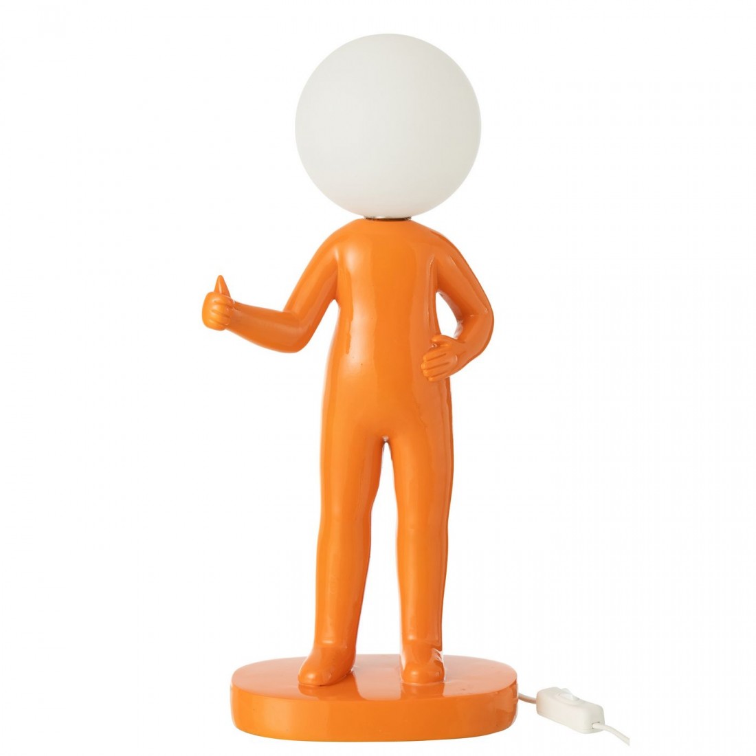 Tafellamp Duim Hars Oranje - Tafellamp - J-Line - livinglovely.nl