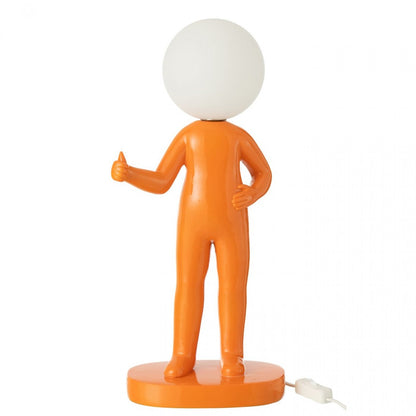 Tafellamp Duim Hars Oranje - Tafellamp - J-Line - livinglovely.nl