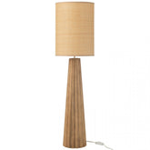 Tafellamp Paraplu Ailanthus Hout Naturel Large - Tafellamp - J-Line - livinglovely.nl