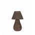 Tafellamp Peake Bruin Mangohout Small PTMD - Tafellamp - PTMD - livinglovely.nl