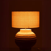Tafellamp Terracotta Beige J-Line - Tafellamp - J-Line - livinglovely.nl