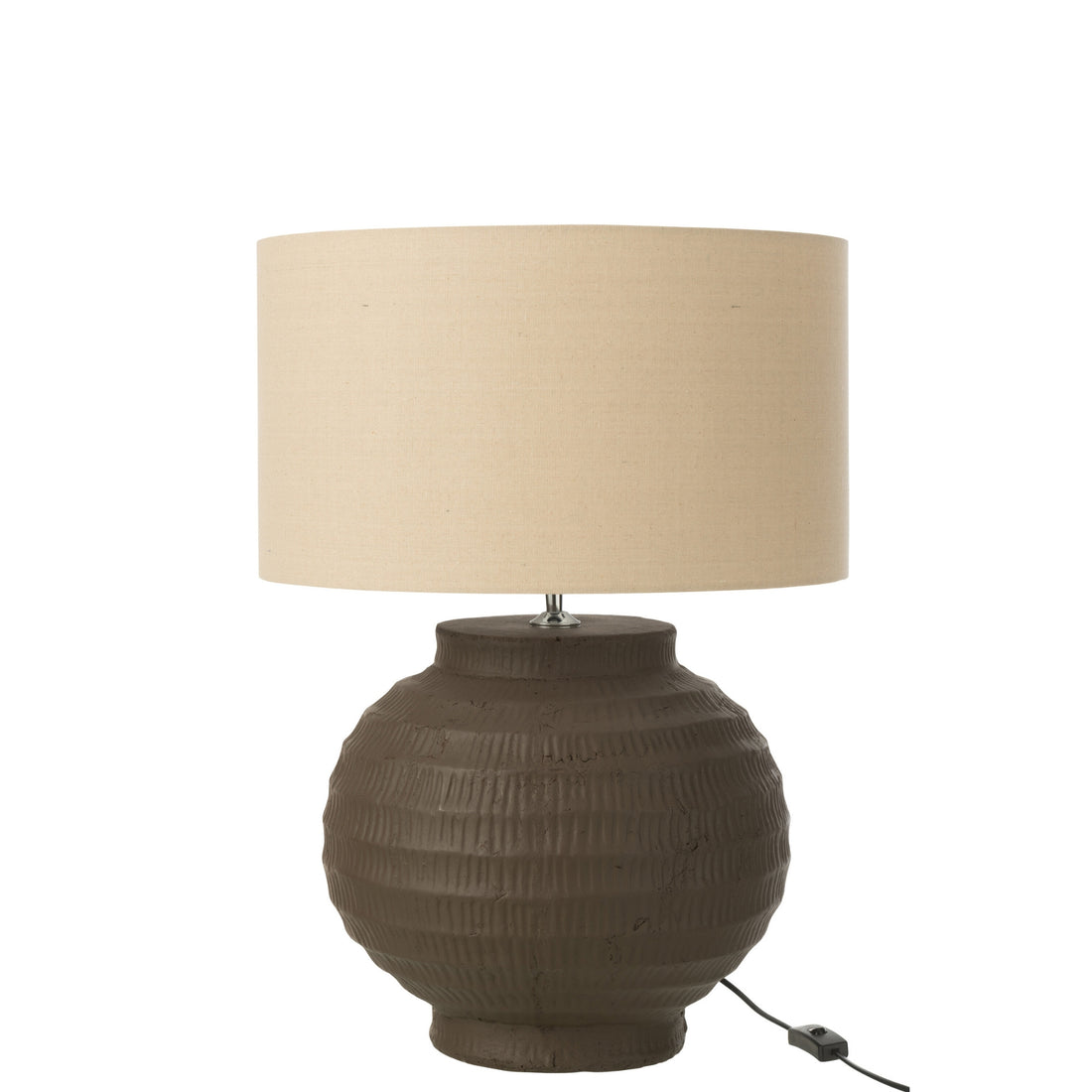 Tafellamp Terracotta Bruin J-Line - Tafellamp - J-Line - livinglovely.nl