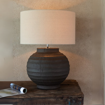 Tafellamp Terracotta Bruin J-Line - Tafellamp - J-Line - livinglovely.nl