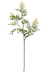Tak Fijne Besjes 3delig Plastiek Wit/Groen - Kunstbloem - J-Line - livinglovely.nl