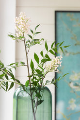 Tak Fijne Besjes 3delig Plastiek Wit/Groen - Kunstbloem - J-Line - livinglovely.nl