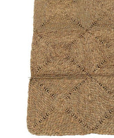 Tapijt Vierkanten Geweven Touw Plastiek Naturel - Buiten-divers - J-Line - livinglovely.nl