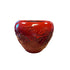Terron Red Glazed Round Ceramic Pot Dragon van PTMD, rode geglazuurde keramieken pot op witte achtergrond