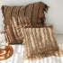 The Raffia Cushion Cover Square - Natural - 40x40 - Kussenhoes - Bazar Bizar - livinglovely.nl