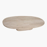 Travertin Salontafel Ovaal Raw Materials - Salontafel - Raw Materials - livinglovely.nl