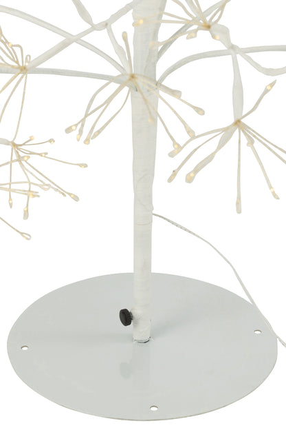 Tree 2700 Led Metal White Medium - - J-Line - livinglovely.nl
