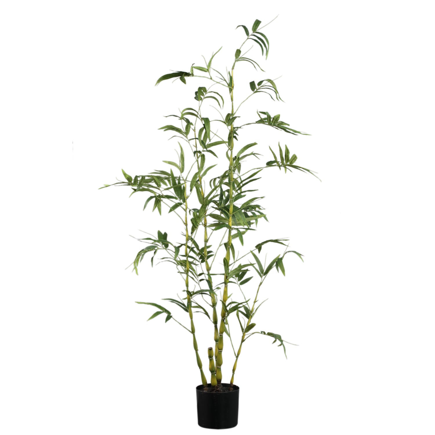 Tree Green Bamboo Tree In Pot 135x80x150cm PTMD - Kunstplant - PTMD - livinglovely.nl