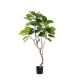 Tree Green Ficus Tree In Pot M 109x115x15,5cm PTMD - Kunstplant - PTMD - livinglovely.nl