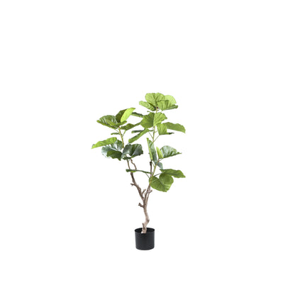 Tree Green Ficus Tree In Pot S 94x75x122cm PTMD - Kunstplant - PTMD - livinglovely.nl
