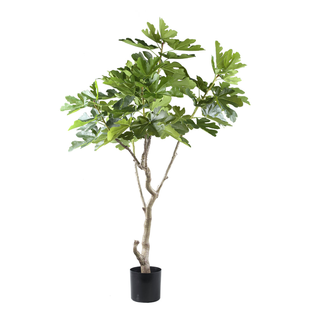 Tree Green Fig Tree In Pot L 118x110x152,5cm PTMD - Kunstplant - PTMD - livinglovely.nl